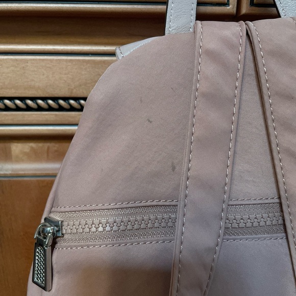 Rebecca Minkoff Dusty Pink Spring/Summer Nylon 11” Julian Backpack - Picture 8 of 10